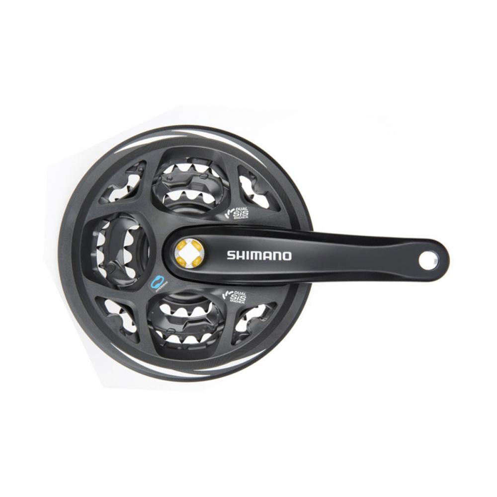 Kľuky SHIMANO M311 170mm 42/32/22z. 7/8-k. s krytom čierne Kľuky SHIMANO M311 170mm 42/32/22z. 7/8-k. s krytom čierne