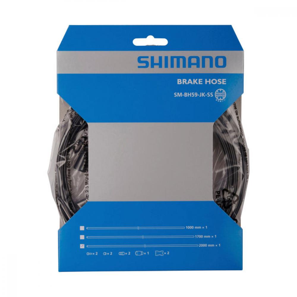 Hadička hydraulická SHIMANO 2000mm čierna M975/775/665/485 Hadička hydraulická SHIMANO 2000mm čierna M975/775/665/485