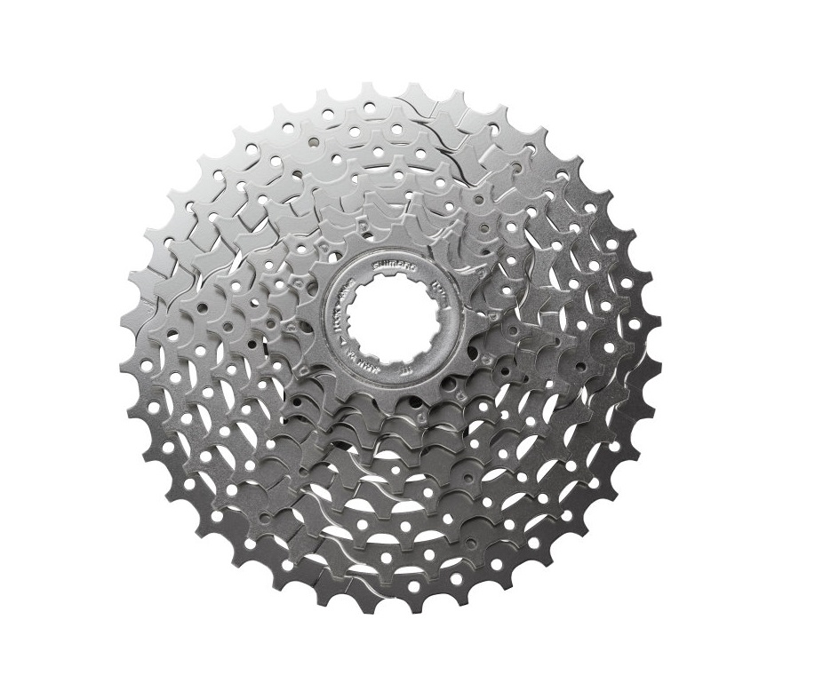 Kazeta SHIMANO HG400 9-kolo 11-36z strieborná Kazeta SHIMANO HG400 9-kolo 11-36z strieborná