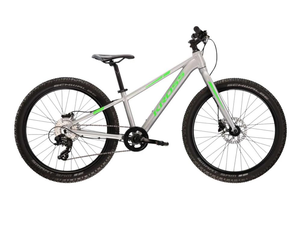 KROSS Level JR 3.0 DSC Light -  silver / green / mat
