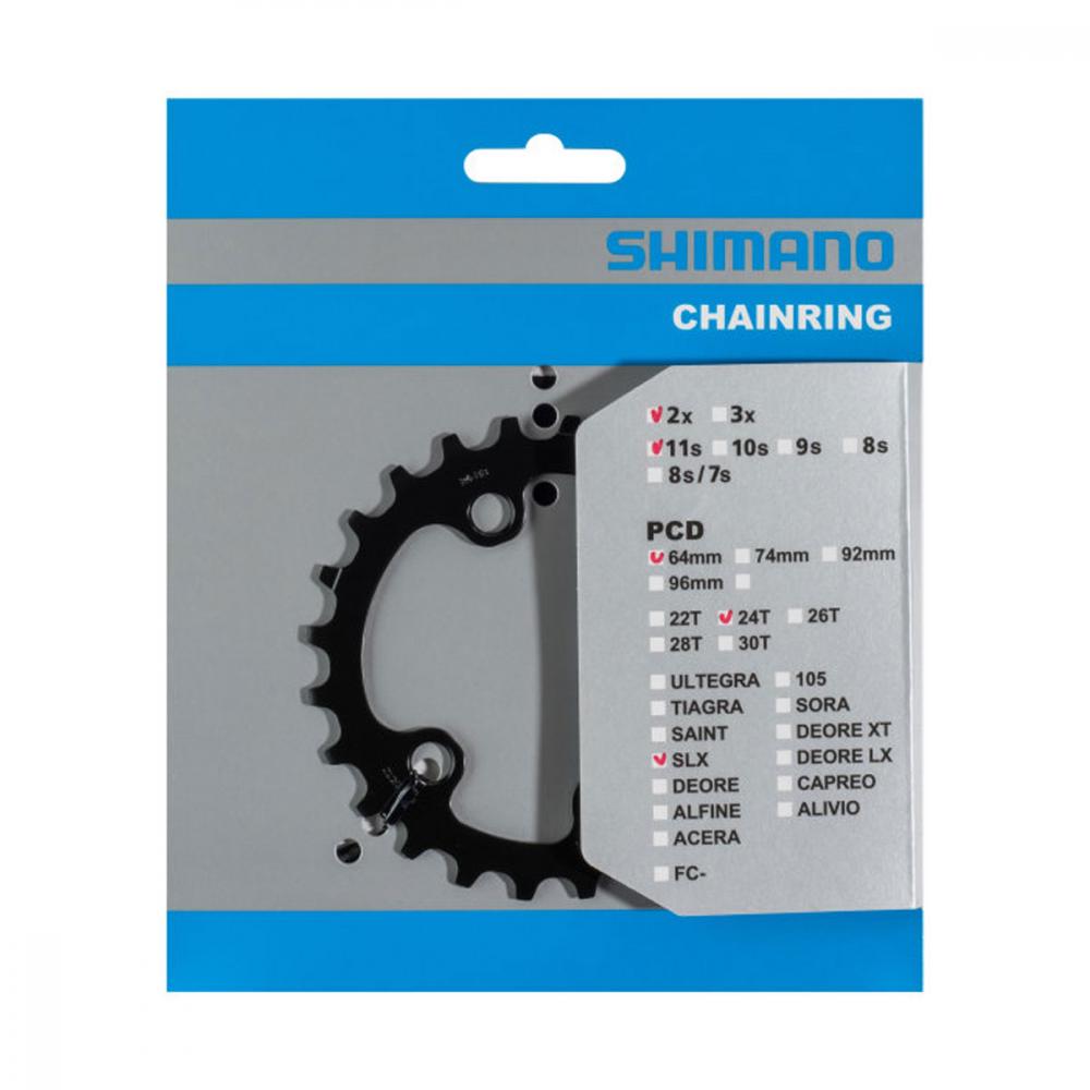 Prevodník SHIMANO M7000 SLX 34/24z čierny 64mm 24z Prevodník SHIMANO M7000 SLX 34/24z čierny 64mm 24z