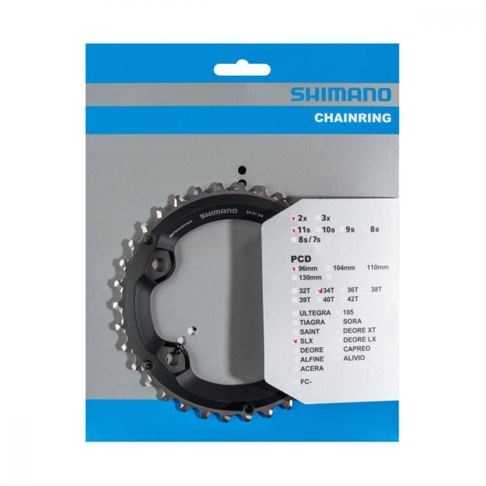 Prevodník SHIMANO M7000 SLX 34/24z čierny 96mm 34z Prevodník SHIMANO M7000 SLX 34/24z čierny 96mm 34z