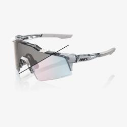 Okuliare 100% SPEEDCRAFT SL Polished Translucent Grey - Rose Gold Mirror Photochromic
