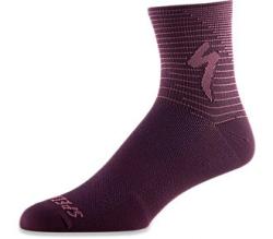 Ponoky SPECIALIZED Soft Air Road Mid Sock Cast Berry/Dusty Lilac Arrow