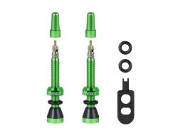 Ventily na bezduov koles Force FV 44mm zelen