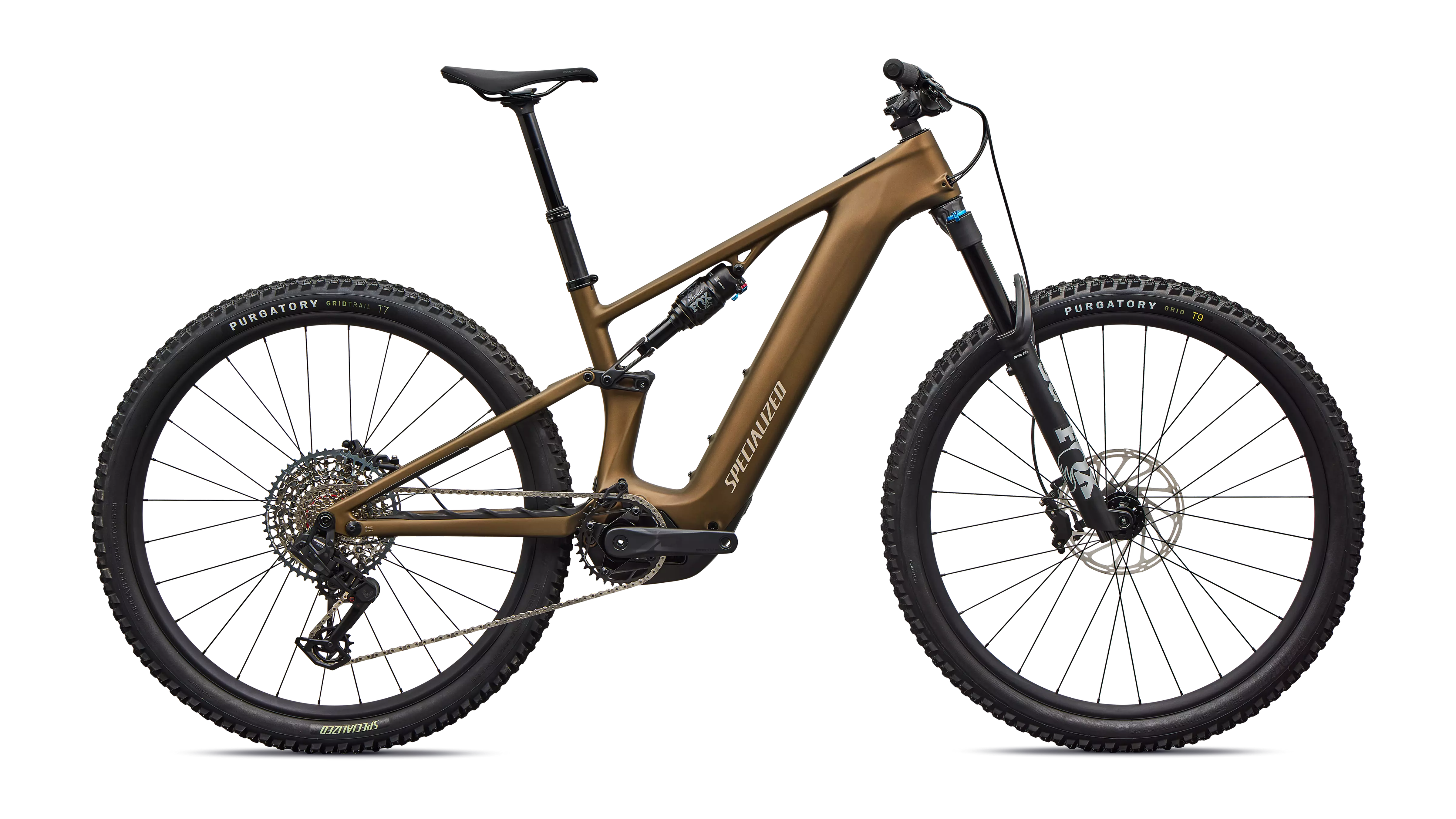 SPECIALIZED Turbo Levo R Comp Satin Burnt Gold Metallic / Sandstone Metallic