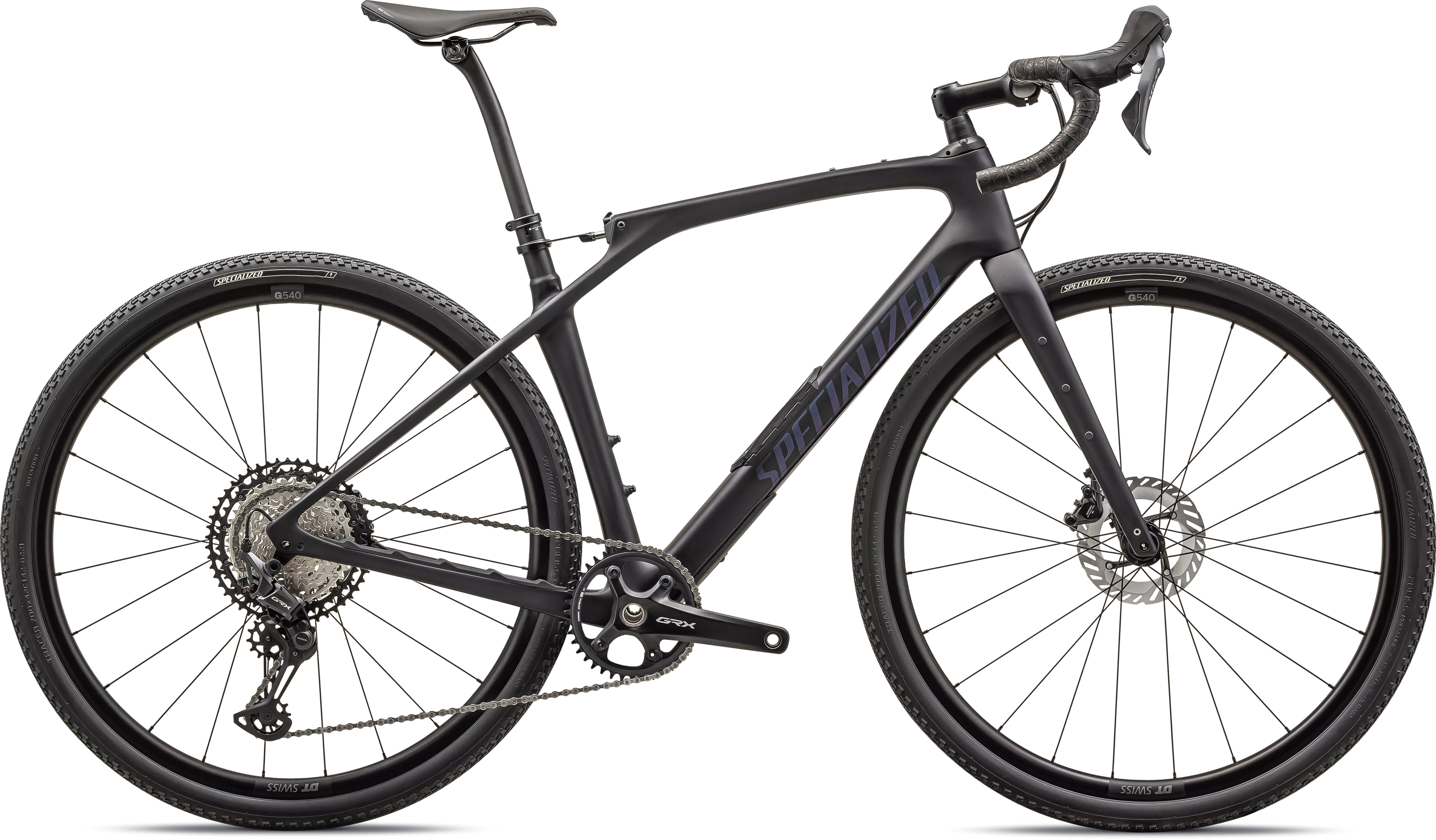 SPECIALIZED Diverge STR Comp Shimano GRX Satin Metallic Midnight Shadow / Violet Ghost Pea