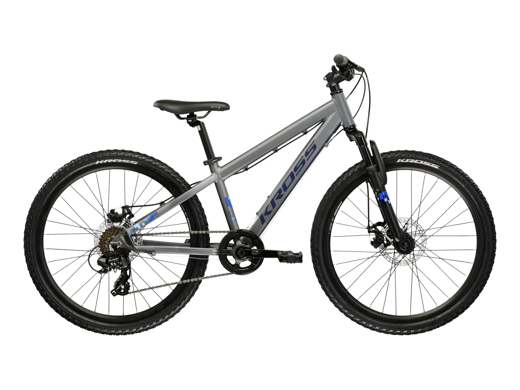 KROSS Dust JR 1.0 DSC �ed�/n�mornick� modr�/ matn�