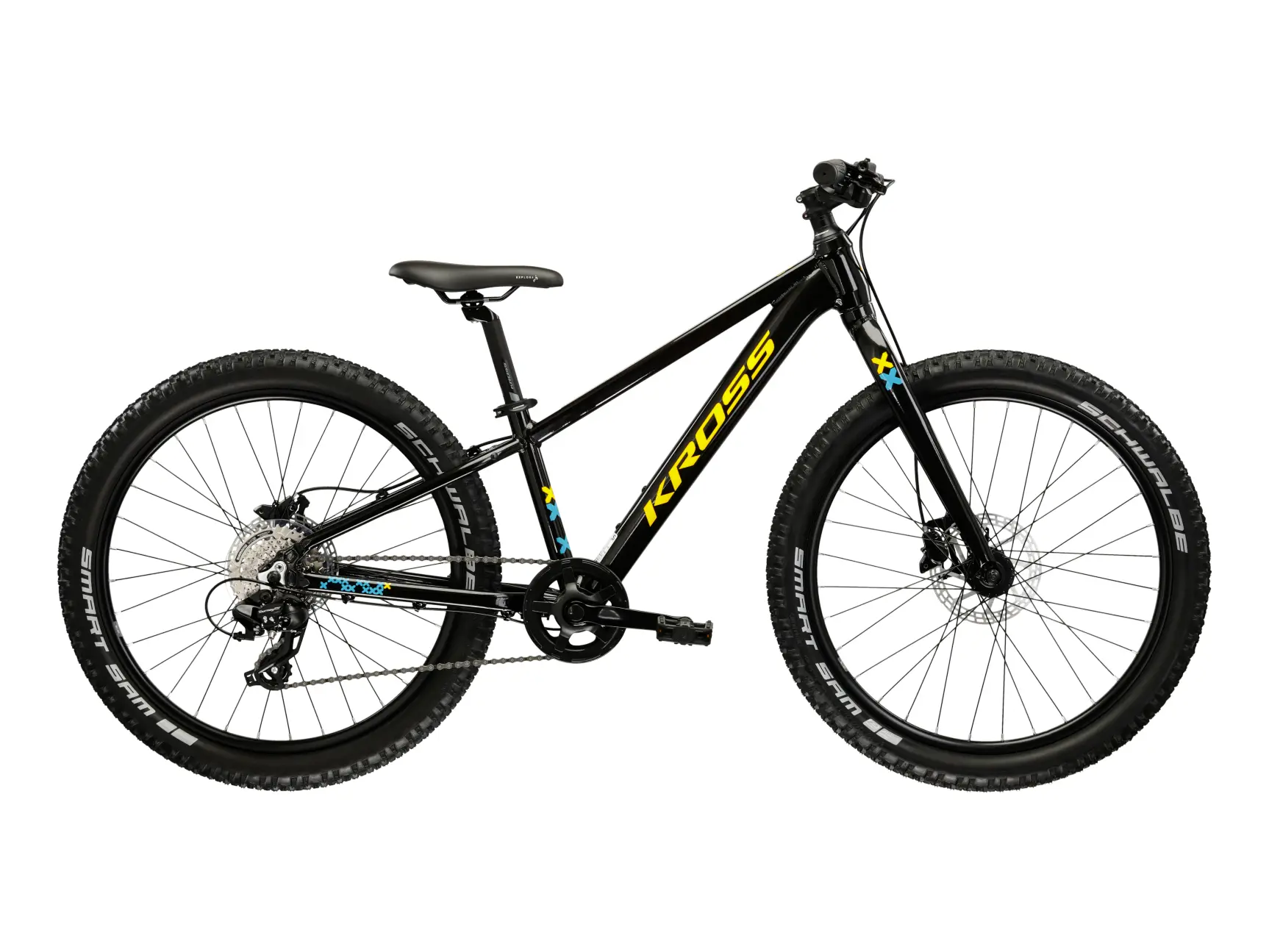 KROSS Level JR 2.0 24" M ierna/lt/lesk