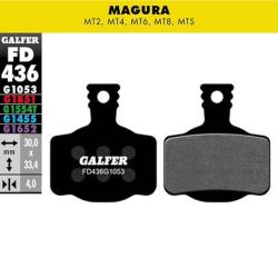 Brzdov� platni�ky GALFER - FD436 - MAGURA MT2/4/6/8 Zmes: G1053 �ierna �tandard