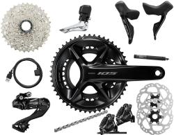 sada SHIMANO 105 R7170 Di2 12-k komplet 172,5mm